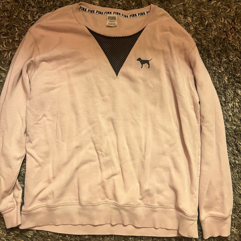 Pink Victoria Secret Crewneck Size Large